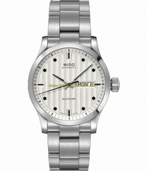 Mido Watches : M005.007.11.036.00 Automatic White Dial Stainless Steel Case With Stainless Steel Bracelet Women Watch