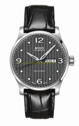 Mido Watches : M005.430.16.060.00 Automatic Day Date Black Leather Men Watch