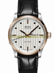 Mido Watches : M005.430.26.031.22 Automatic Cream Dial Stainless Steel Case With Black Leather Strap Men Watch