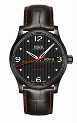 Mido Watches : M005.430.37.050.00 Automatic Day Date Black Leather Men Watch