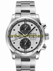Mido Watches : M005.614.11.031.09 Automatic Silver Dial Stainless Steel Case And Tachymeter With Stainless Steel Bracelet Men Watch