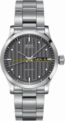 Mido Watches : M005.830.11.061.00 Automatic Silver Dial Stainless Steel Case With Stainless Steel Bracelet Men Watch