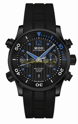 Mido Watches : M005.914.37.050.00 Automatic Chronograph Date Black Rubber Men Watch
