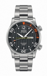 Mido Watches : M005.930.11.060.00 Automatic Black Day Date Dial Shock Resistance Stainless Steel Men Watch