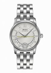 Mido Watches : M007.207.11.038.00 Automatic Silver Dial Roman Numerals Date Diamond Stainless Steel Women Watch
