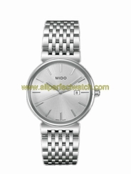 Mido Watches : M009.610.11.031.00 Quartz Silver Dial Stainless Steel Case With Stainless Steel Bracelet Men Watch