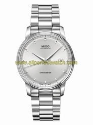 Mido Watches : M010.408.11.031.00 Automatic Chronometer Silver Dial Stainless Steel Case With Stainless Steel Bracelet Men Watch
