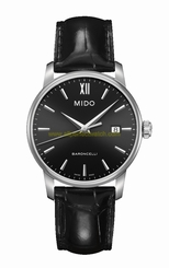 Mido Watches : M013.410.16.051.00 Quartz Black Dial Date Black Leather Men Watch