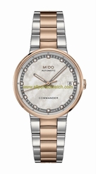 Mido Watches : M014.207.22.116.00 Automatic Mother of Pearl Diamond Dial Two Tone Stainless Steel Women Watch