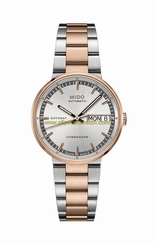 Mido Watches : M014.230.22.031.00 Automatic Silver Dial Day Date Shock Resistance Two Tone Stainless Steel Women Watch
