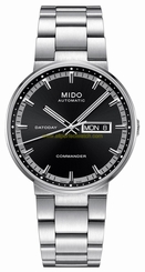 Mido Watches : M014.430.11.051.00 Automatic Black Dial Stainless Steel Case With Stainless Steel Bracelet Men Watch