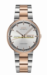 Mido Watches : M014.430.22.031.00 Automatic Silver Dial Day Date Shock Resistance Two Tone Stainless Steel Men Watch
