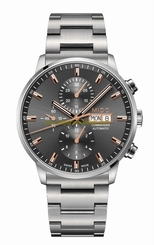 Mido Watches : M016.414.11.061.00 Automatic Chronograph Day Date Stainless Steel Men Watch