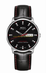 Mido Watches : M021.431.16.051.00 Automatic Chronometer Day Date Black Leather Men Watch
