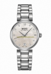 Mido Watches : M022.207.11.116.00 Automatic Mother of Pearl Diamond Dial Stainless Steel Women Watch