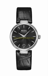Mido Watches : M022.207.16.051.10 Automatic Date Black Leather Women Watch