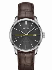Fake AAA Mido Watches : M024.407.16.061.00 Automatic Analog Date Brown Leather Men Watch Watch