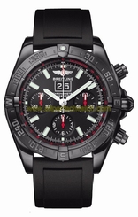 Breitling Watches : M4435911/BA27 Automatic Chronometer Chronograph Date Black Rubber Limited Edition Men Watch