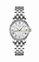 Mido Watches : M7600.4.21.1 Automatic Silver Dial Roman Numerals Date Shock Resistance Stainless Steel Women Watch