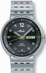 Mido Watches : M8330.4.23.1 Automatic Black Dial Stainless Steel Case With Stainless Steel Bracelet Men Watch