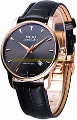 Mido Watches : M8600.3.13.4 Automatic Leather Strap Men Watch