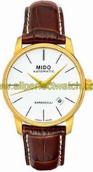 Mido Watches : M8600.3.76.8 Automatic Leather Strap Men Watch