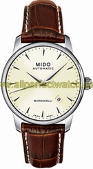 Mido Watches : M8600.4.14.8 Automatic Leather Strap Men Watch
