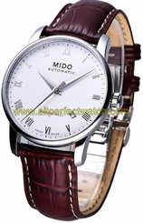 Mido Watches : M8600.4.26.8 Automatic Leather Strap Men Watch
