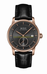 Mido Watches : M8608.3.13.4 Automatic Small Second Hand Date Black Leather Men Watch