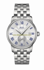 Mido Watches : M8608.4.21.1 Automatic Roman Numerals Small Second Date Dial Stainless Steel Men Watch