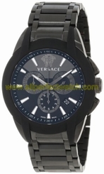 Versace Watches : M8C60D008-S060 Quartz Analog Date Black Dial Black Stainless Steel Men Watch