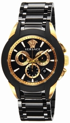 Versace Watches : M8C80D009S060 Black Dial Stainless (pgpvd) Bracelet Type Band Men Watch