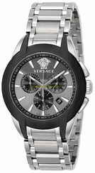 Versace Watches : M8C99D001S099 Silver Dial Men Watch