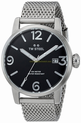 TW Steel Watches : MB11 Black Dial Stainless Steel Band Men Watch