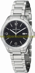 Maurice Lacroix Watches : MI1014-SS002-330 Quartz Analog Date Black Dial Stainless Steel Women Watch
