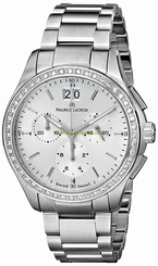 Maurice Lacroix Watches : MI1057-SD502-130 Silver Dial Stainless Steel Band Women Watch