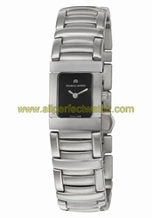 Maurice Lacroix Watches : MI2012-SS002-330 Quartz Black Dial Stainless Steel Women Watch