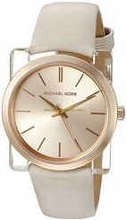 Michael Kors Watches : MK2486 Rose Gold Dial Resin Band Women Watch