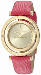 Michael Kors Watches : MK2525 Quartz Analog Pink Leather Women Watch