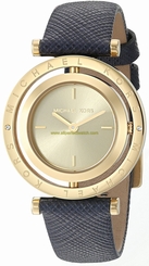 Michael Kors Watches : MK2526 Quartz Analog Blue Leather Women Watch