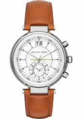 Michael Kors Watches : MK2527 Silver Dial Stop Watch Women Watch
