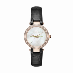 Michael Kors Watches : MK2591 Mother Of Pearl Dial Leather Women Watch