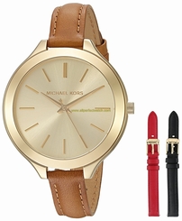 Michael Kors Watches : MK2606 Quartz Analog Leather Set Women Watch