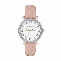 Michael Kors Watches : MK2617 White Dial Leather Women Watch