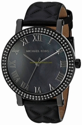 Michael Kors Watches : MK2620 Black Dial Stainless Steel Band Women Watch