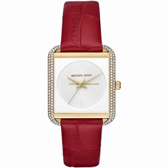 Michael Kors Watches : MK2623 White Dial Leather Women Watch