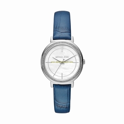 Michael Kors Watches : MK2661 Quartz Mother Of Pearl Dial Leather Women Watch