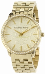 Michael Kors Watches : MK3120 Gold Dial Second-hand Women Watch