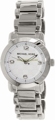 Michael Kors Watches : MK3157 White Dial Stainless Steel-plated Band Women Watch