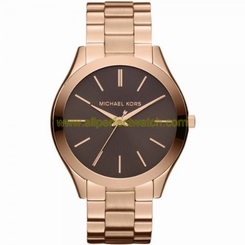 Michael Kors Watches : MK3181 Quartz Dial Brown with three hand movement and gold detailing Women Watch